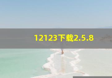 12123下载2.5.8