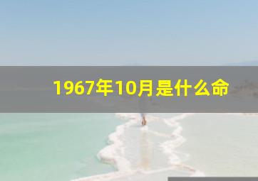 1967年10月是什么命