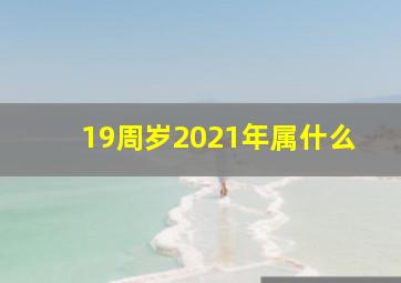 19周岁2021年属什么