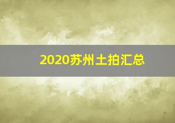 2020苏州土拍汇总