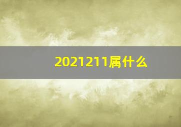 2021211属什么