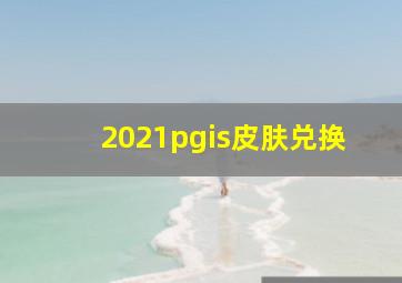 2021pgis皮肤兑换