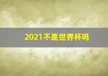 2021不是世界杯吗