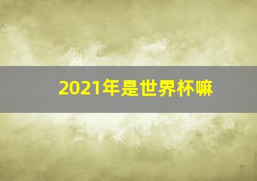 2021年是世界杯嘛