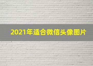 2021年适合微信头像图片