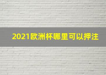 2021欧洲杯哪里可以押注