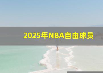 2025年NBA自由球员