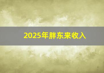 2025年胖东来收入