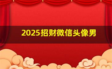 2025招财微信头像男