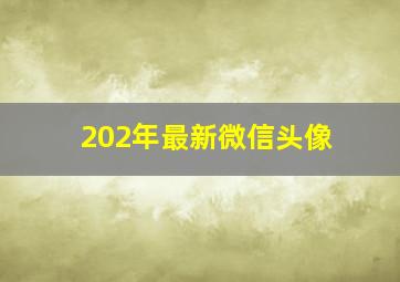 202年最新微信头像