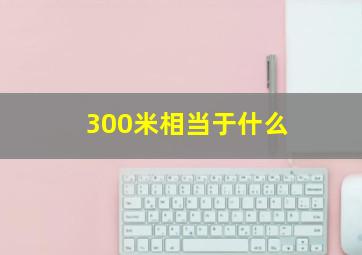 300米相当于什么