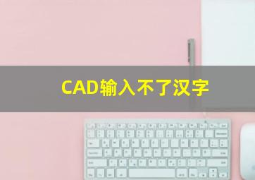 CAD输入不了汉字