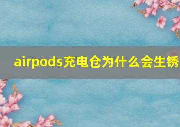 airpods充电仓为什么会生锈