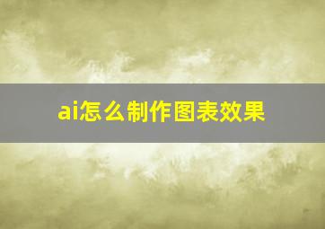 ai怎么制作图表效果