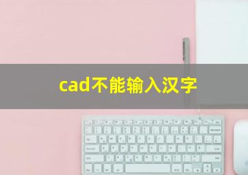 cad不能输入汉字