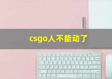 csgo人不能动了