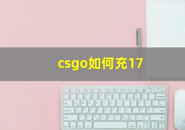 csgo如何充17