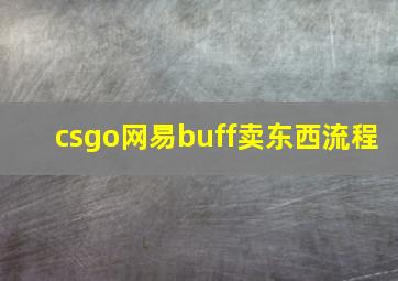 csgo网易buff卖东西流程