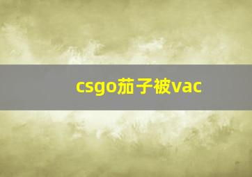 csgo茄子被vac