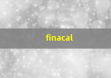 finacal