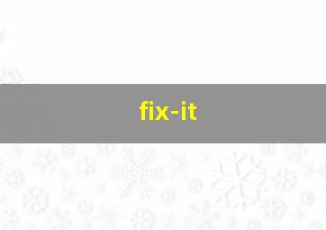 fix-it