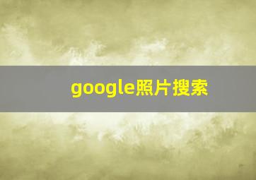 google照片搜索