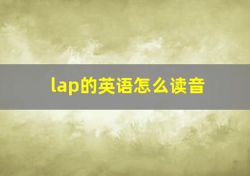 lap的英语怎么读音