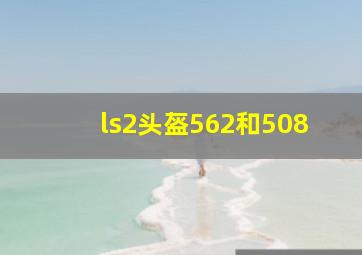 ls2头盔562和508