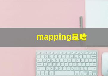 mapping是啥