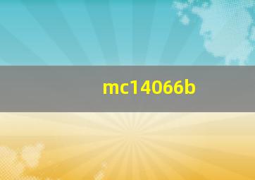 mc14066b