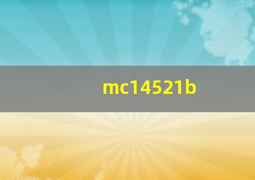 mc14521b