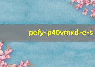 pefy-p40vmxd-e-s