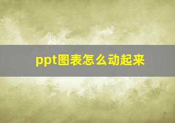 ppt图表怎么动起来