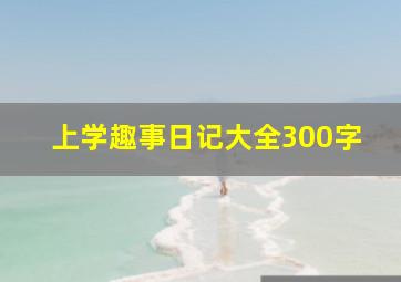 上学趣事日记大全300字