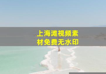 上海滩视频素材免费无水印