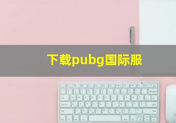 下载pubg国际服