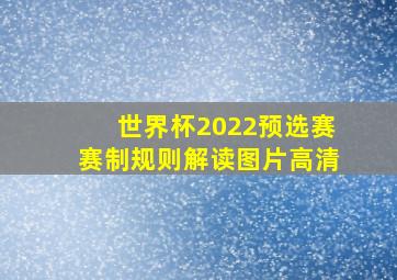 世界杯2022预选赛赛制规则解读图片高清