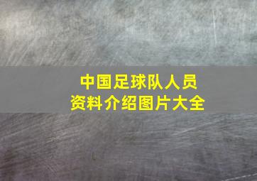 中国足球队人员资料介绍图片大全