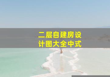 二层自建房设计图大全中式