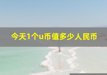 今天1个u币值多少人民币