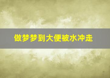 做梦梦到大便被水冲走