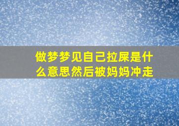 做梦梦见自己拉屎是什么意思然后被妈妈冲走