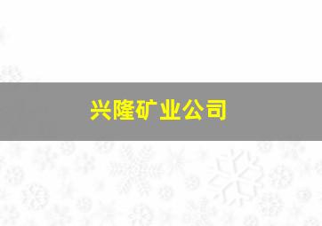 兴隆矿业公司