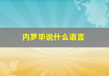 内罗毕说什么语言