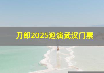 刀郎2025巡演武汉门票