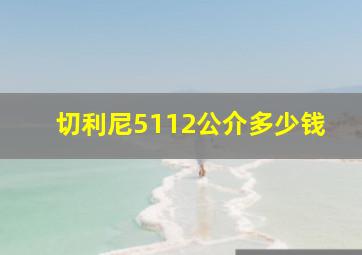 切利尼5112公介多少钱