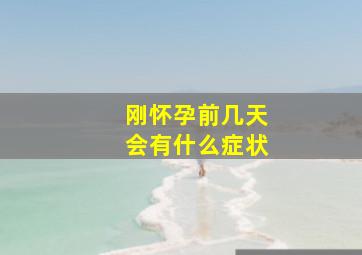 刚怀孕前几天会有什么症状