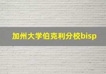 加州大学伯克利分校bisp