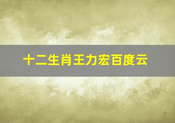 十二生肖王力宏百度云