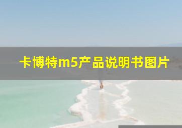 卡博特m5产品说明书图片